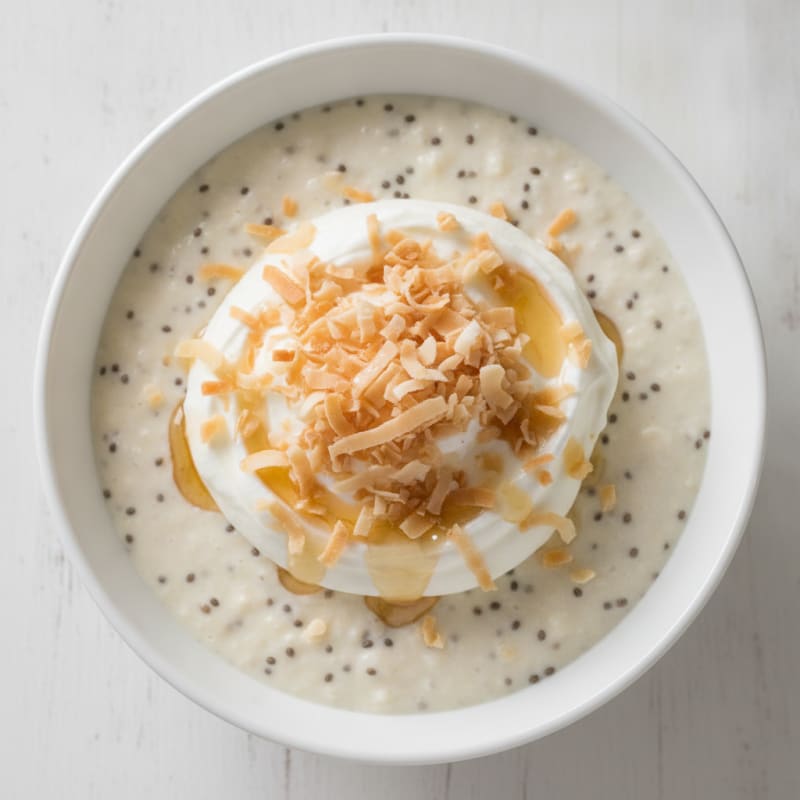 Silky Protein Vanilla Coconut Pudding