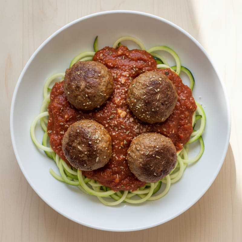 Classic Beef Meatballs in Marinara Sauce