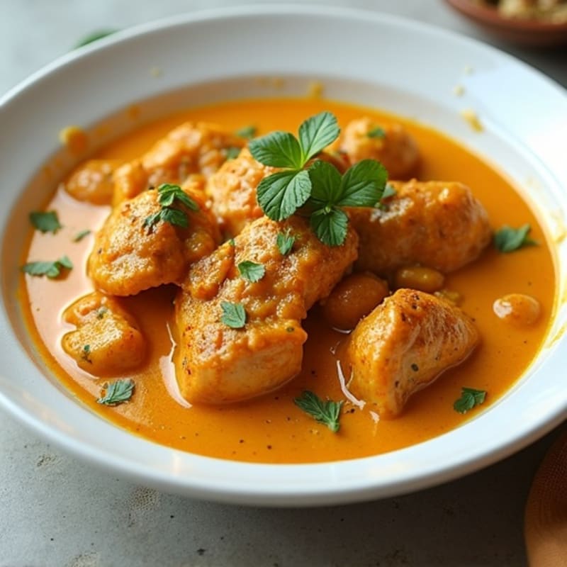 Creamy Coconut-Spiced Butter Chicken