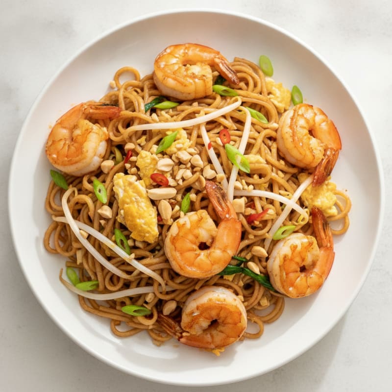 Shrimp Pad Thai Noodles