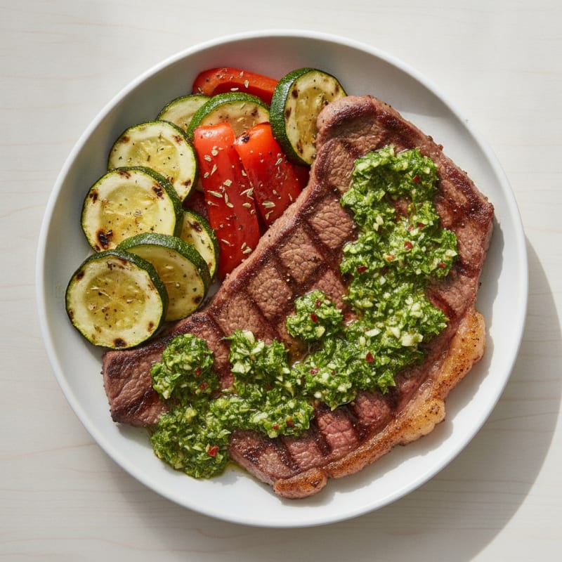 Carne Asada with Chimichurri Sauce