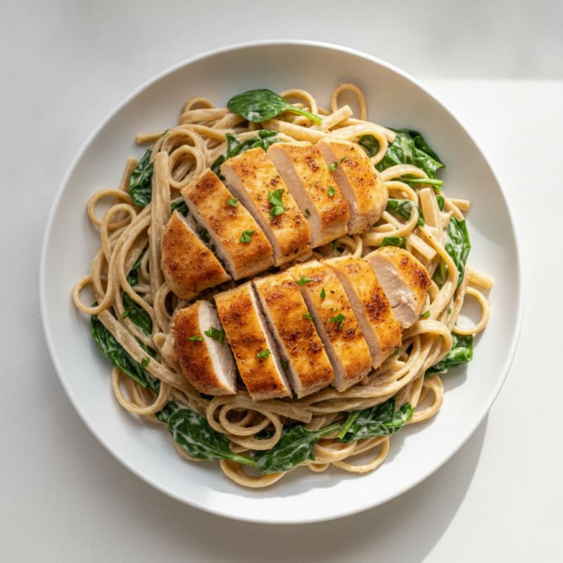 Creamy Garlic Parmesan Chicken Alfredo