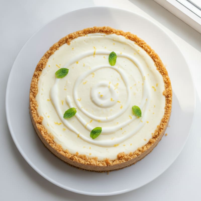 Silky Greek Yogurt Protein Cheesecake