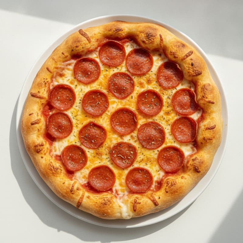Classic Pepperoni Stuffed Crust Pizza