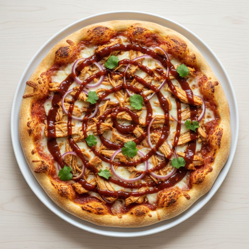 High-Protein BBQ Chicken Pizza