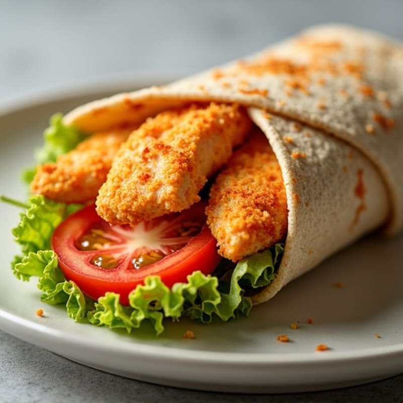 Crispy Buffalo Ranch Chicken Wrap