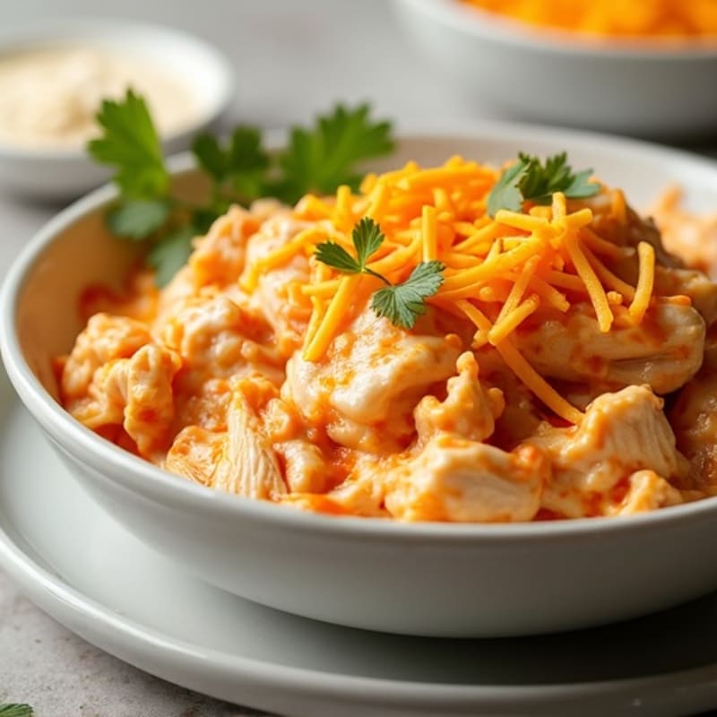 Creamy Greek Yogurt Buffalo Chicken Dip
