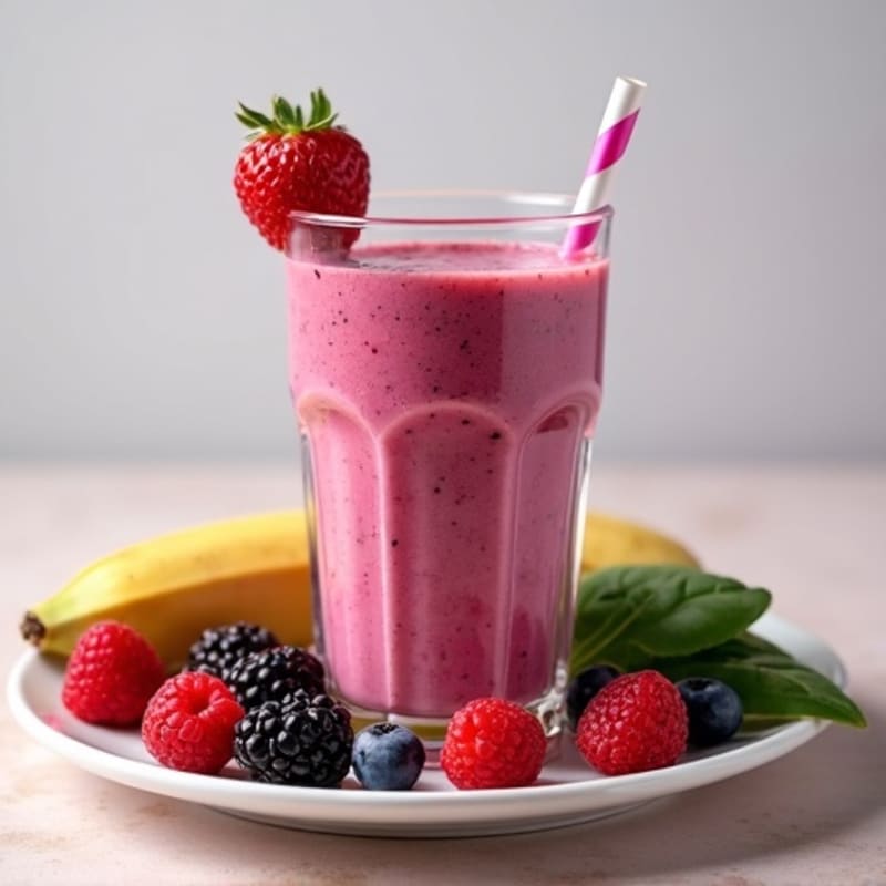 Triple Berry Protein Power Smoothie