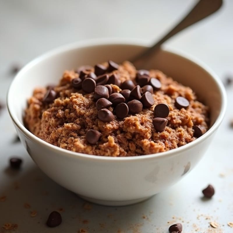 Baked Chocolate Chip Protein Oatmeal