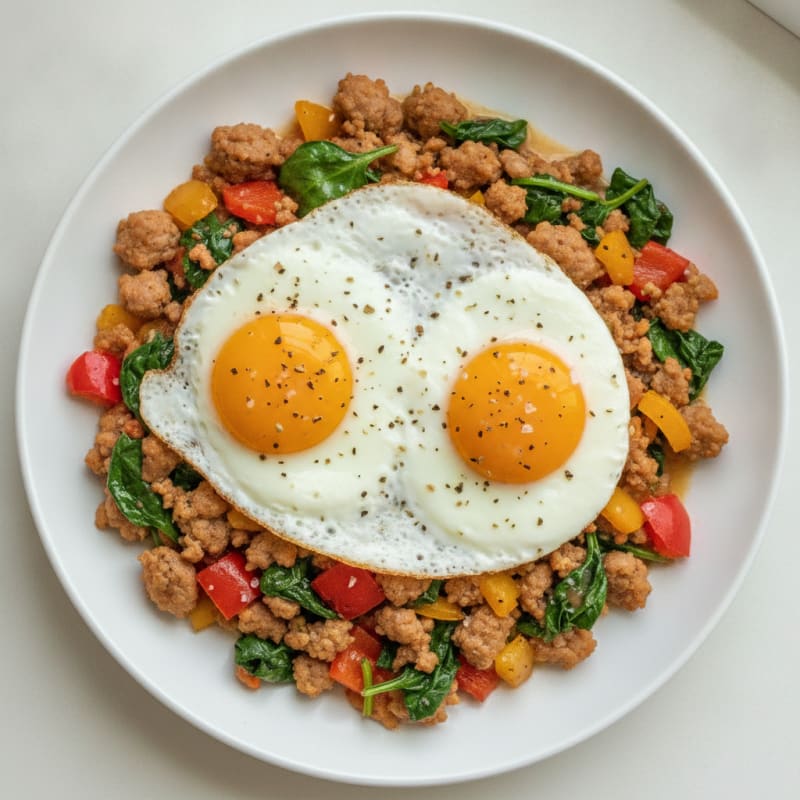 Sausage and Egg Power Skillet