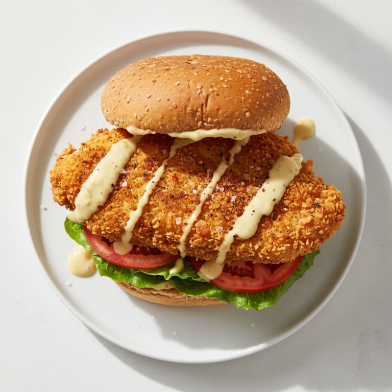 Crispy Buttermilk Fried Chicken Sandwich