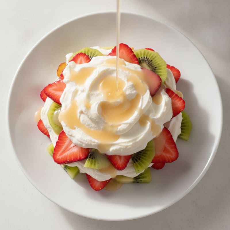 Strawberry Kiwi Protein Parfait with Almond Milk