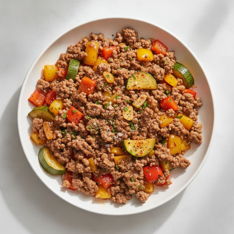 Ground Beef and Vegetable Skillet