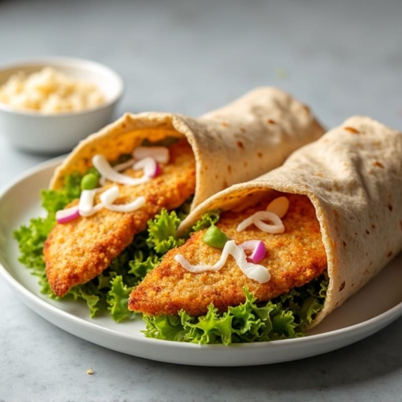 Crispy Chicken Caesar Wrap