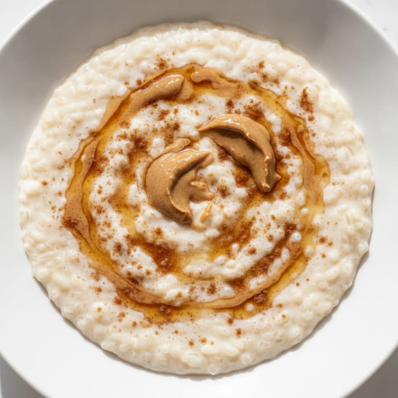 High-Protein Creamy Cinnamon Rice Pudding
