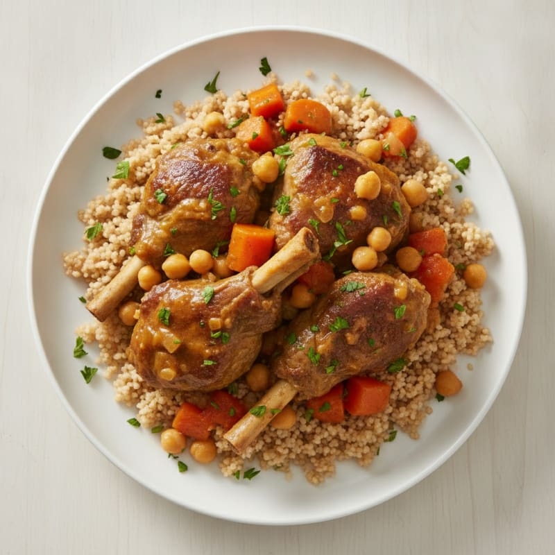 Moroccan Lamb Tagine with Couscous