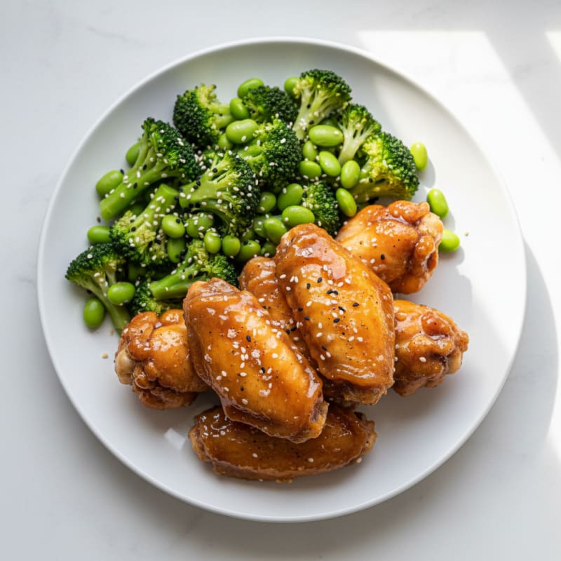 Honey-Garlic Glazed Chicken Wings
