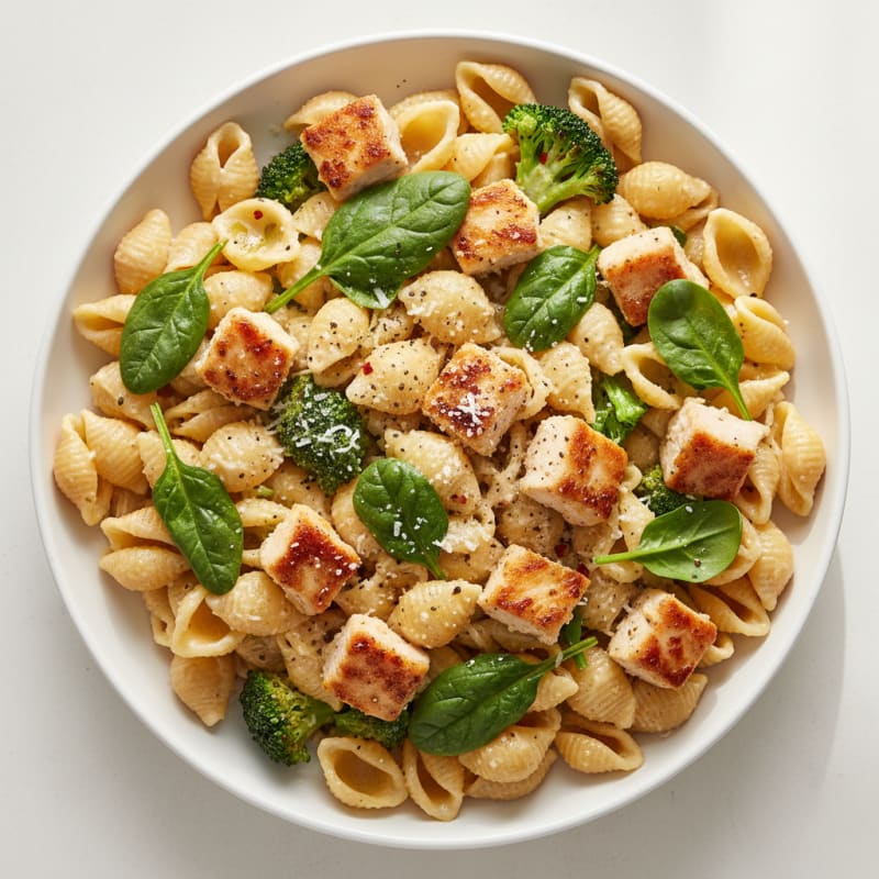 Creamy Garlic Chicken Alfredo Pasta