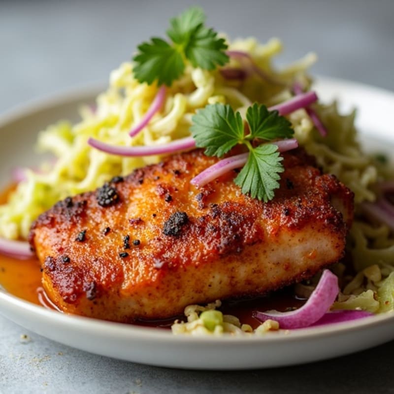 Crispy Pork Carnitas with Fresh Cabbage Slaw