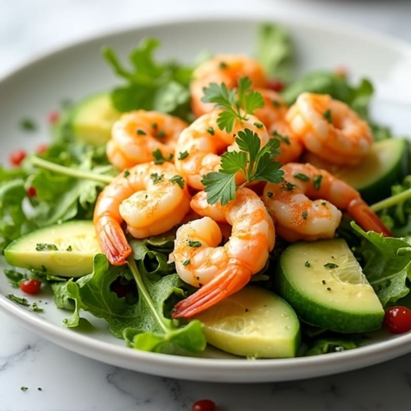 Fresh Citrus Marinated Shrimp with Creamy Avocado