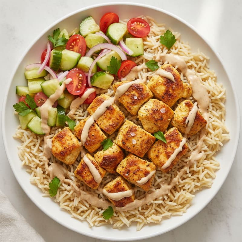 Chicken Shawarma Rice Bowl