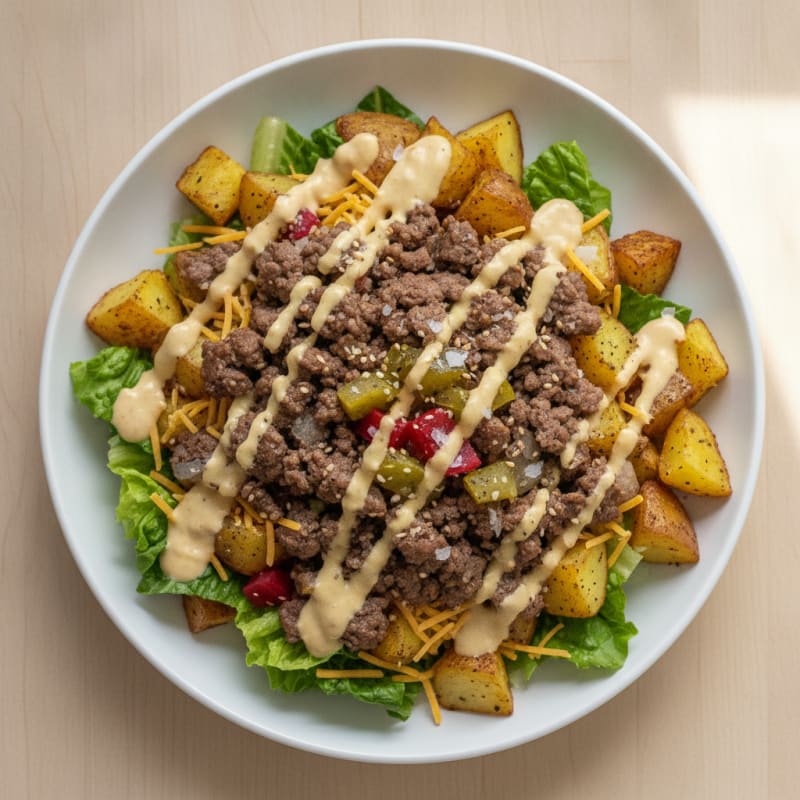Big Mac Inspired Protein Power Bowl