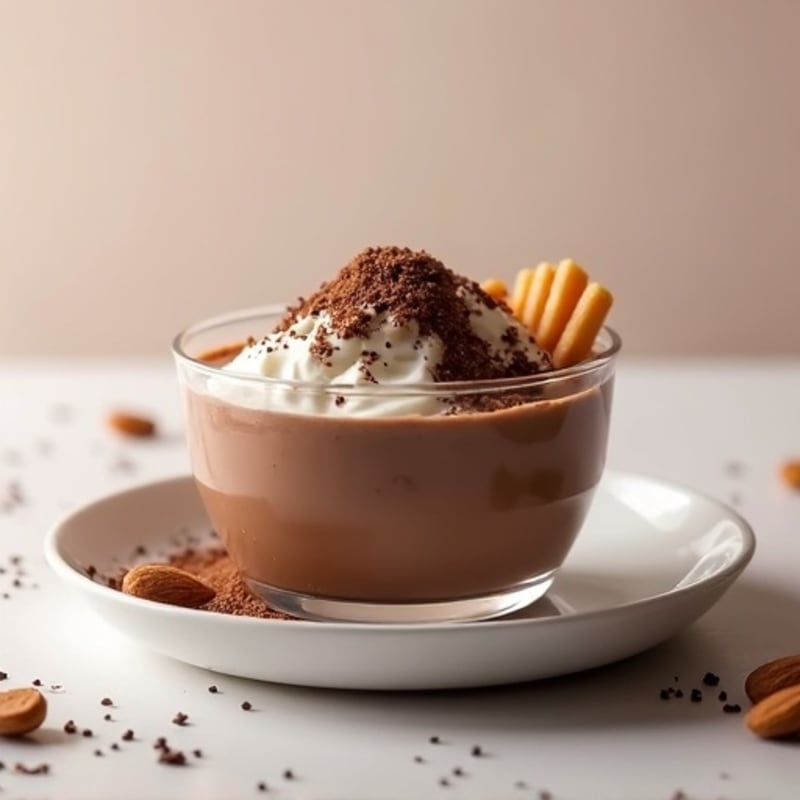Silky Chocolate Protein Pudding with Greek Yogurt