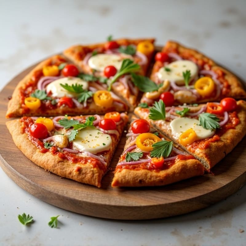 Healthy BBQ Chicken Pizza