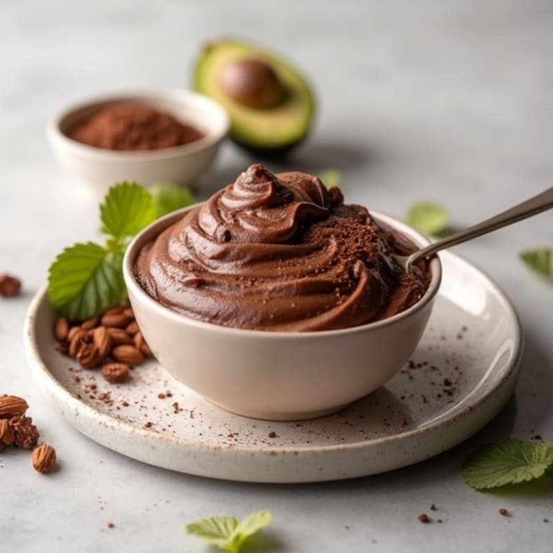 Silky Chocolate Protein Pudding with Greek Yogurt