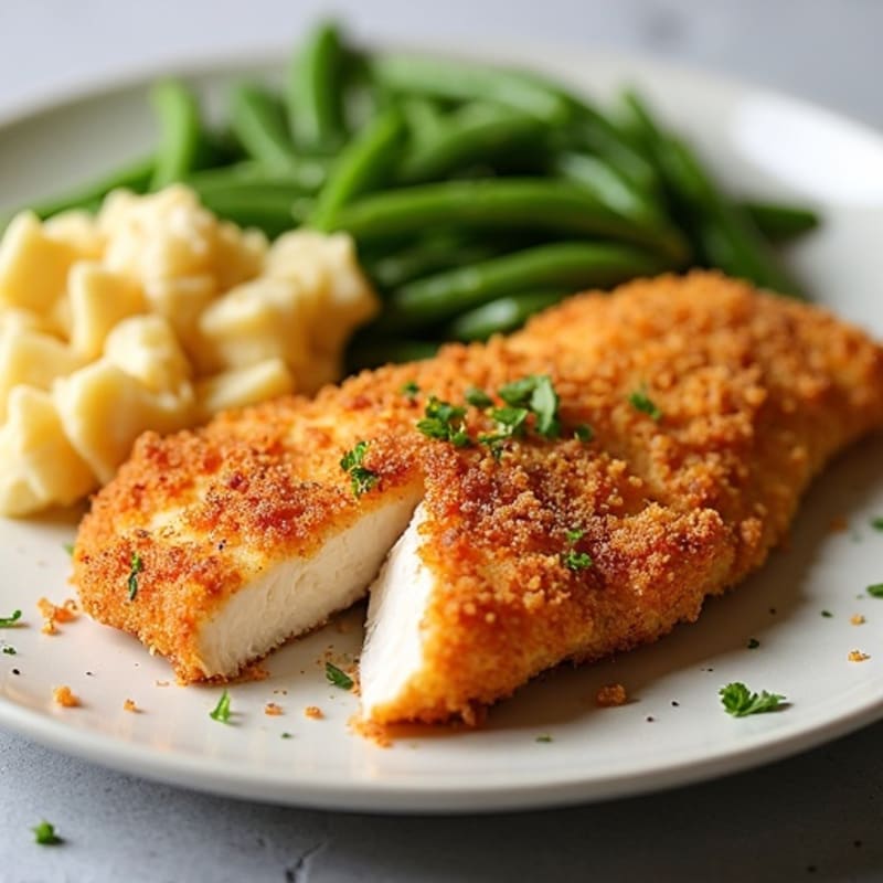 Oven-Baked Crispy Almond-Crusted Chicken