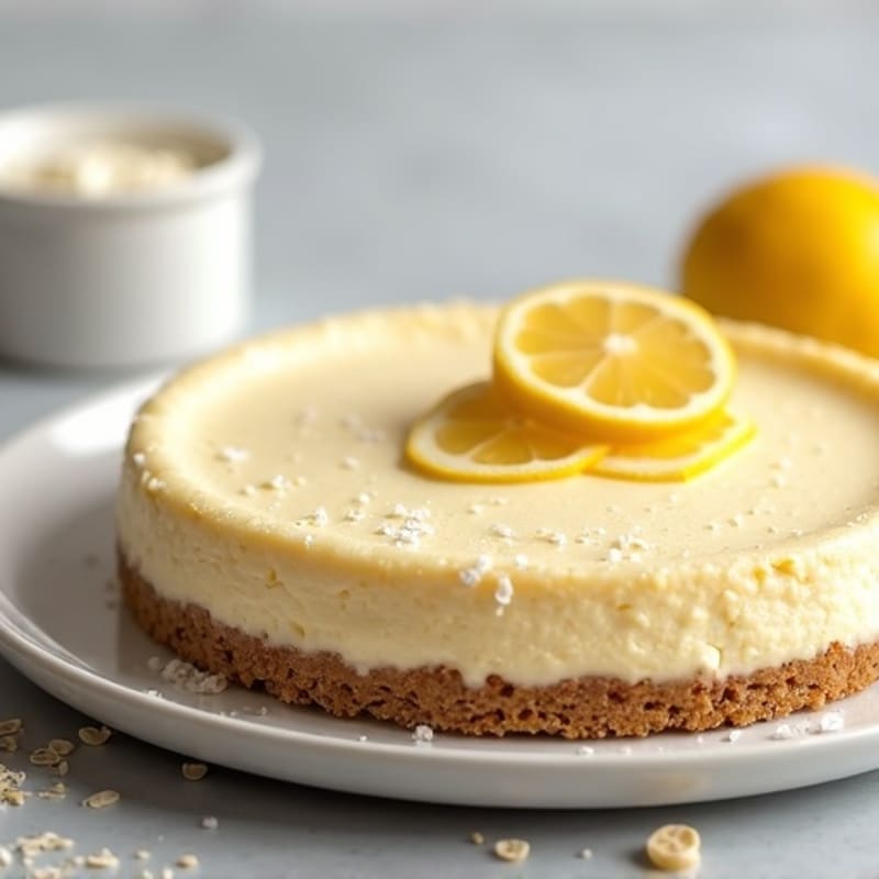 Creamy Greek Yogurt Protein Cheesecake