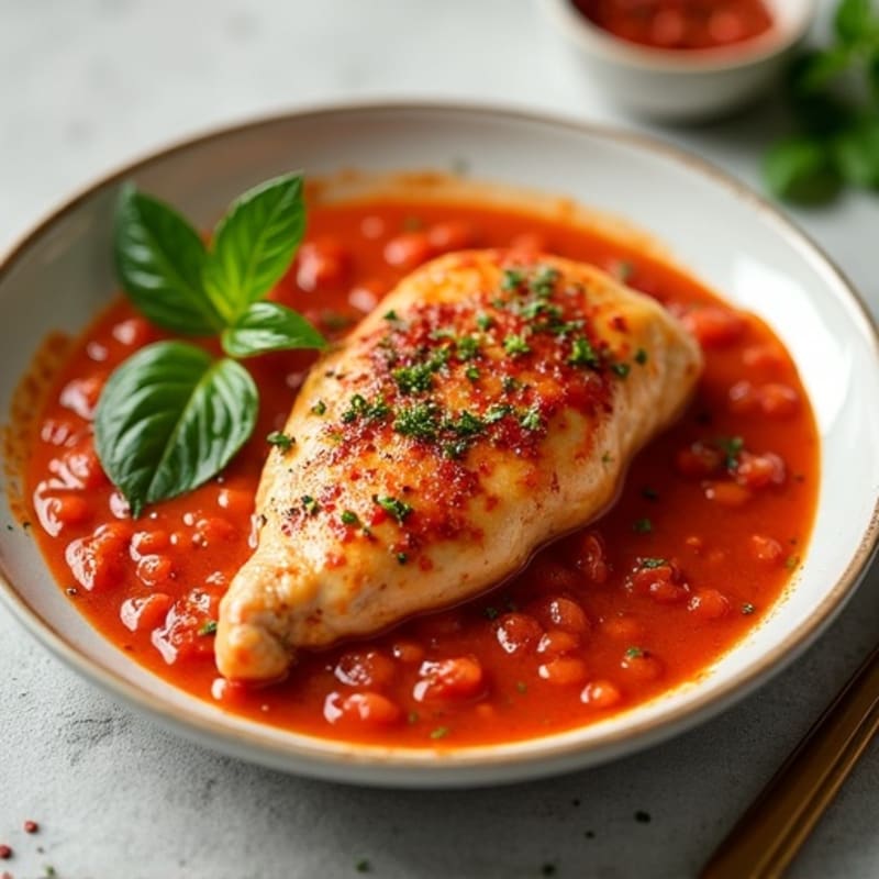 Spiced Chicken with Creamy Tomato Sauce