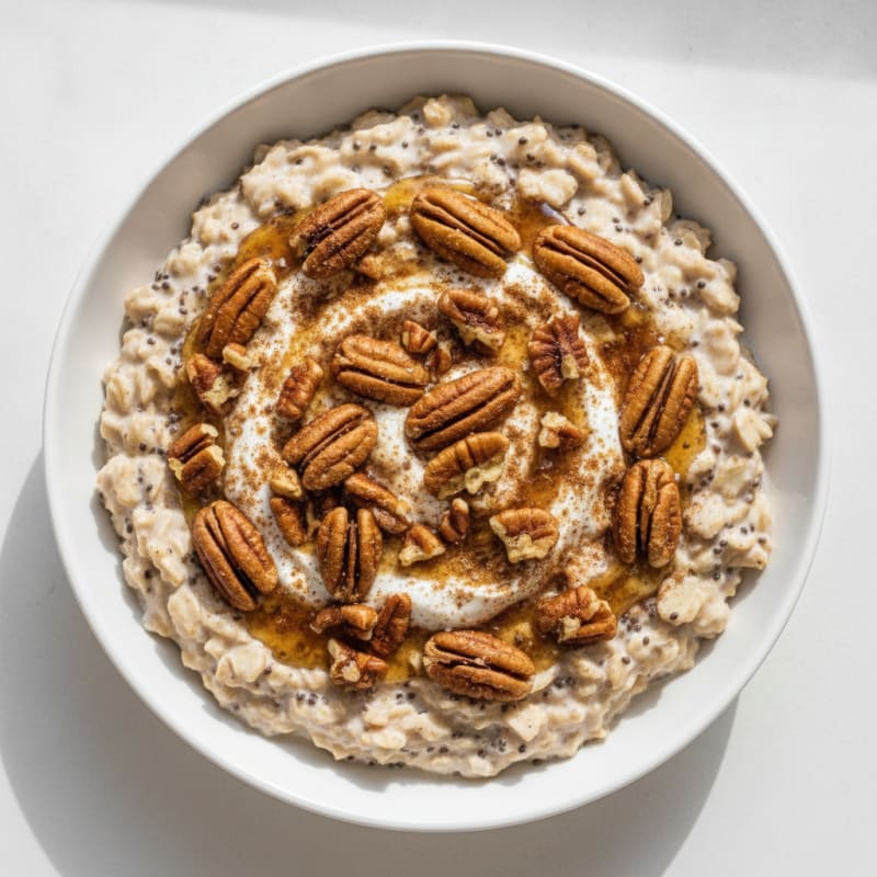 Maple Pecan Overnight Oats