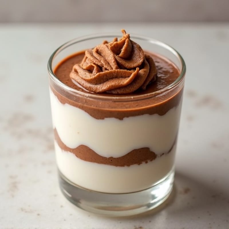 Creamy Peanut Butter Chocolate Protein Pudding
