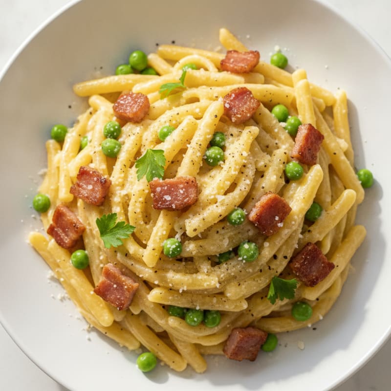 Classic Carbonara with Pancetta and Egg
