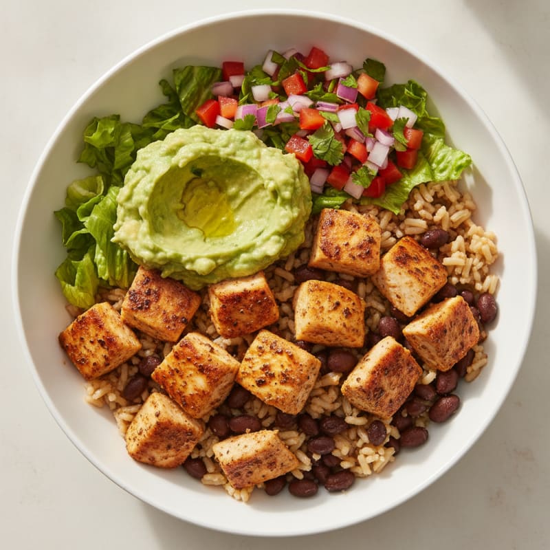 Chicken Burrito Rice Bowl