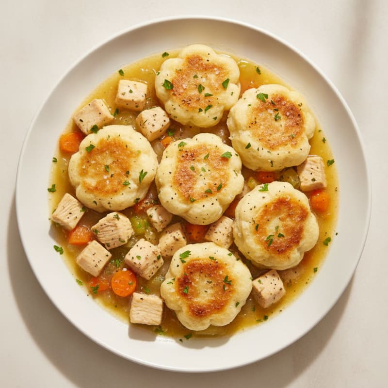 Homestyle Chicken and Herb Dumplings