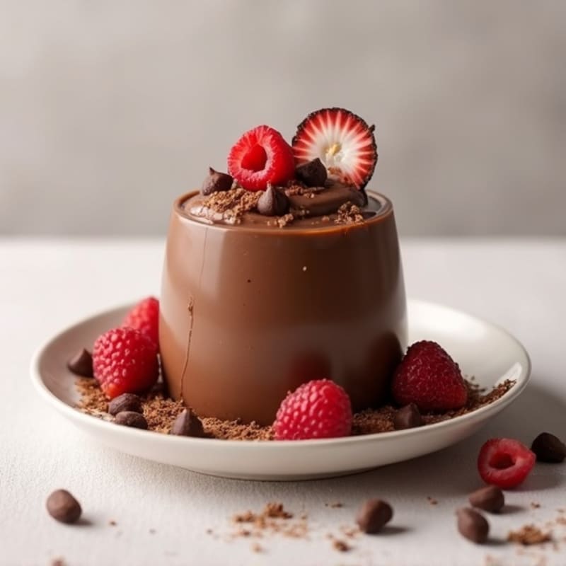 Silky Chocolate Protein Pudding