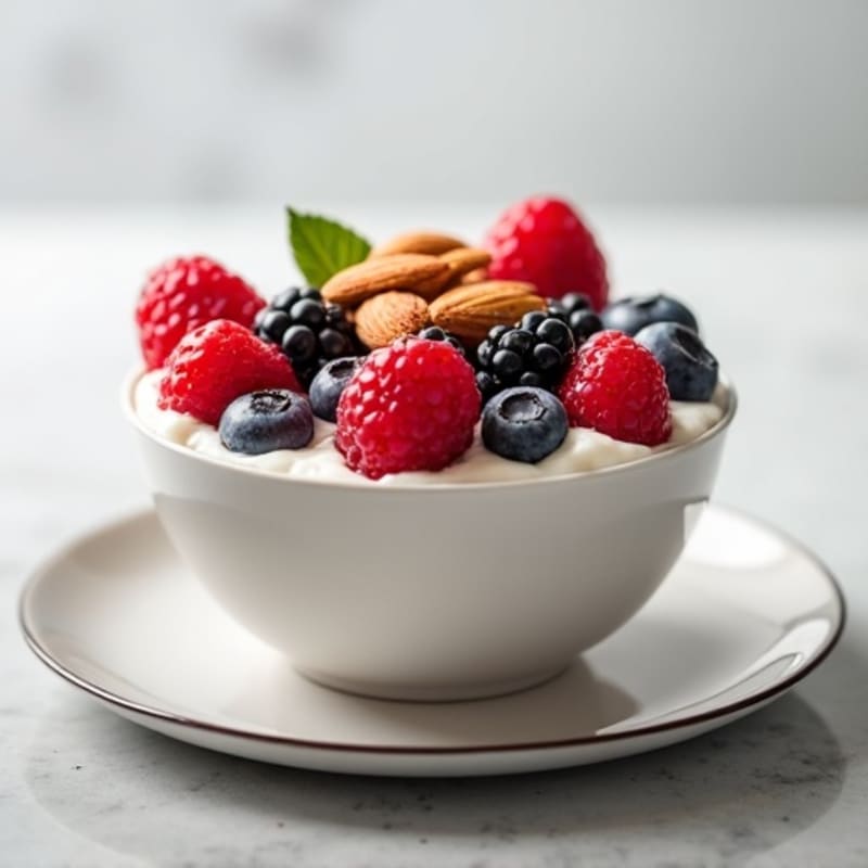 Creamy Protein Yogurt Bowl with Mixed Berries