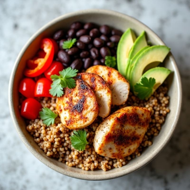 Fresh Black Bean Burrito Bowl