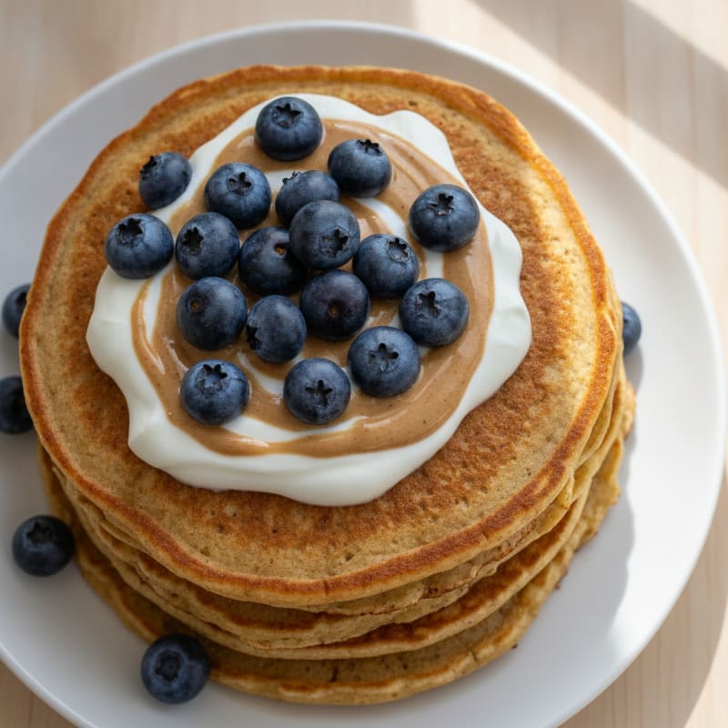 Cottage Cheese Protein Pancakes