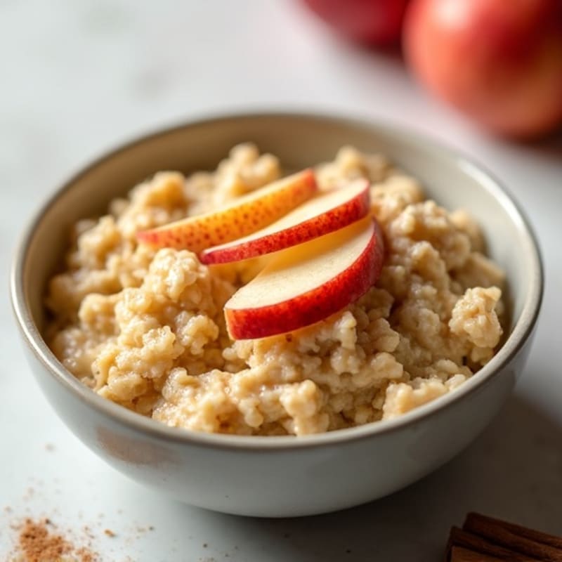 Creamy Baked Apple Cinnamon Oatmeal