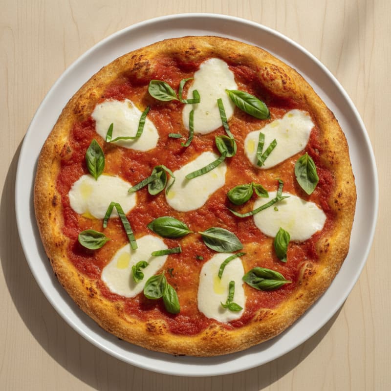 Classic Margherita Pizza with Fresh Basil