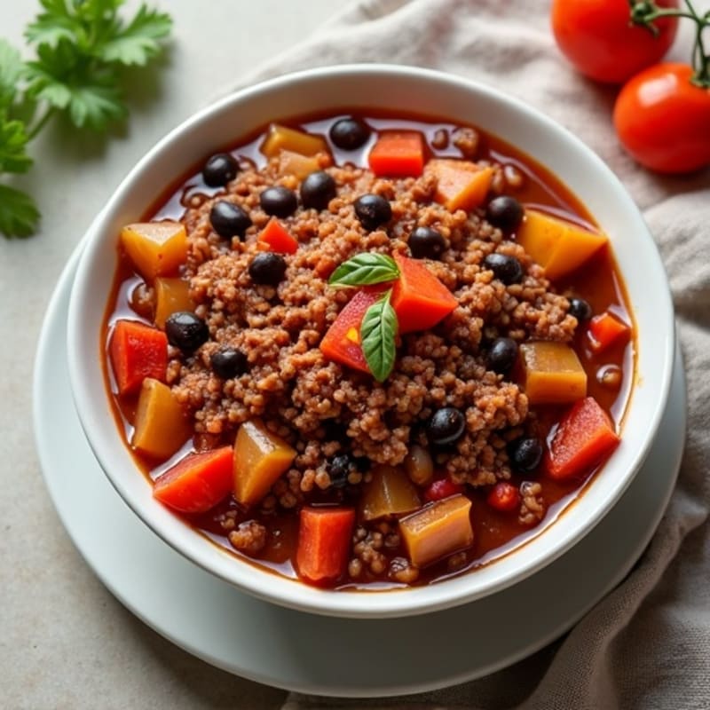 Lean Beef and Bean Hearty Chili