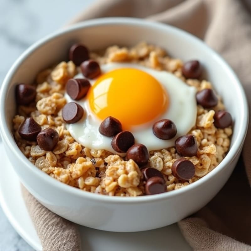 Chocolate Chip Protein Baked Oatmeal