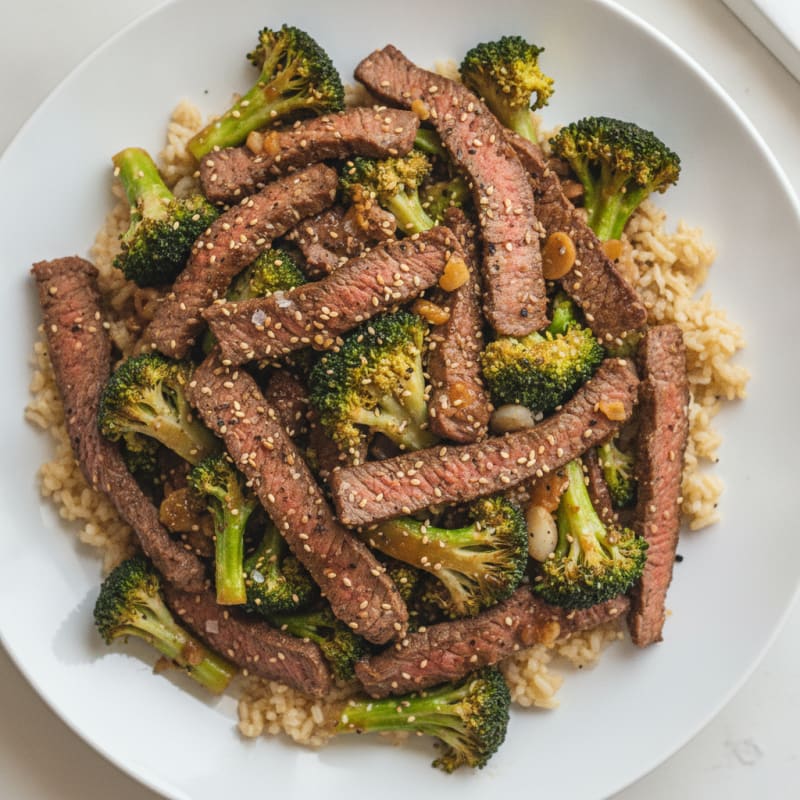 Sesame Beef and Broccoli Stir-Fry