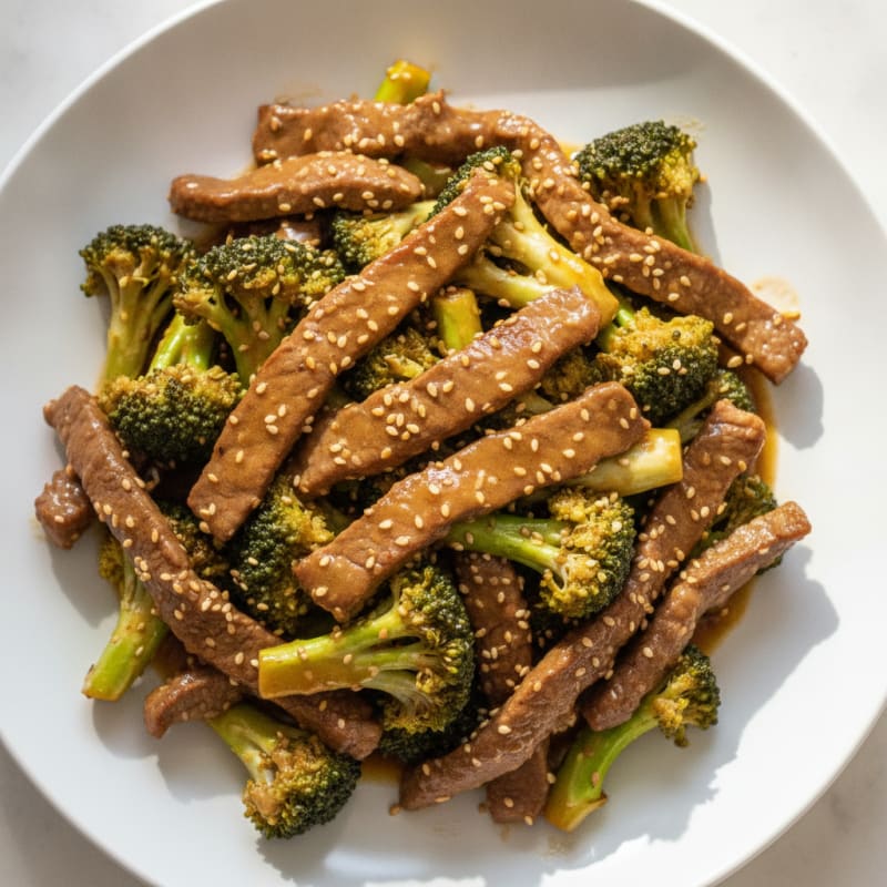 Sesame Beef and Broccoli Stir-Fry