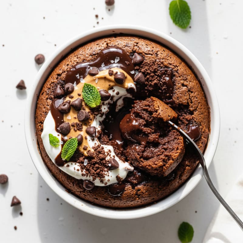 Decadent Chocolate Protein Mug Cake