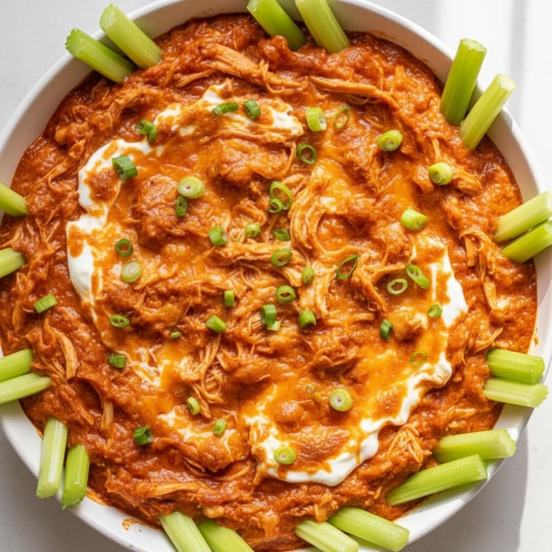 High-Protein Buffalo Chicken Dip