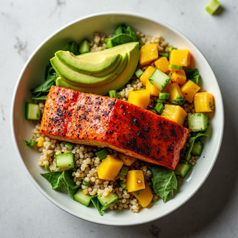 Fiery Blackened Salmon Power Bowl